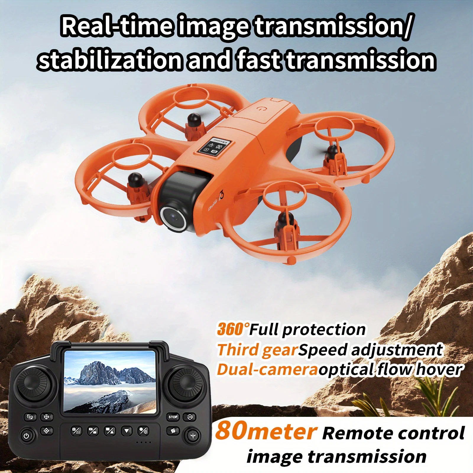 Drone Battery Adapter - YL3 휴대용 접이식 드론, HD 듀얼