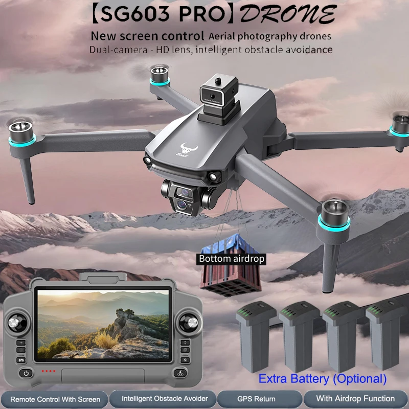 Jjrc Drone X12 - 대형 화면 HD 카메라가 장착된 SG603