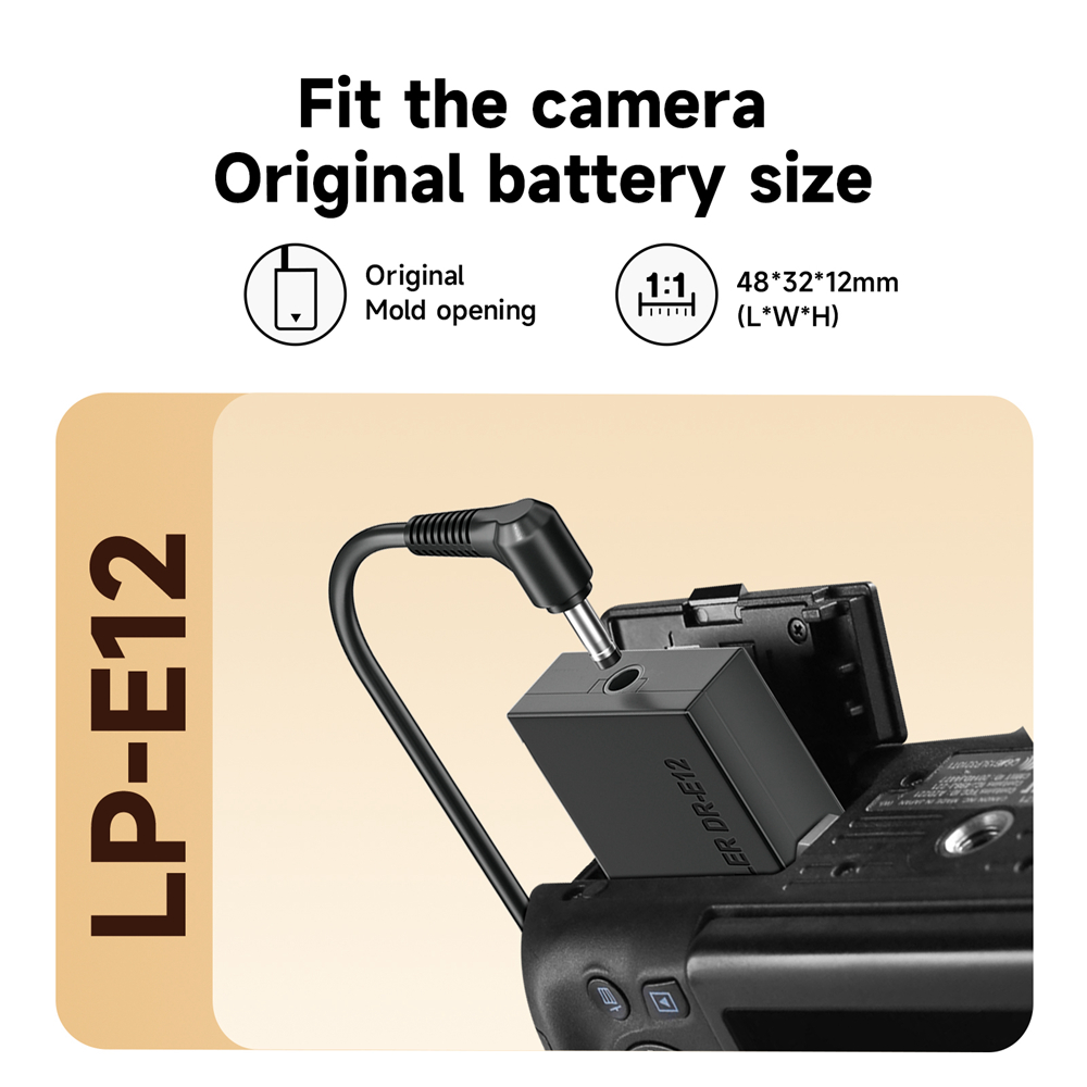 LP-E12 LPE12 더미 배터리 DR E12 DC  - Canon Camera Eos M50 Mark Ii 리뷰 및 가격